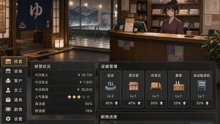 背德浴场 角色养成 实机截图 8