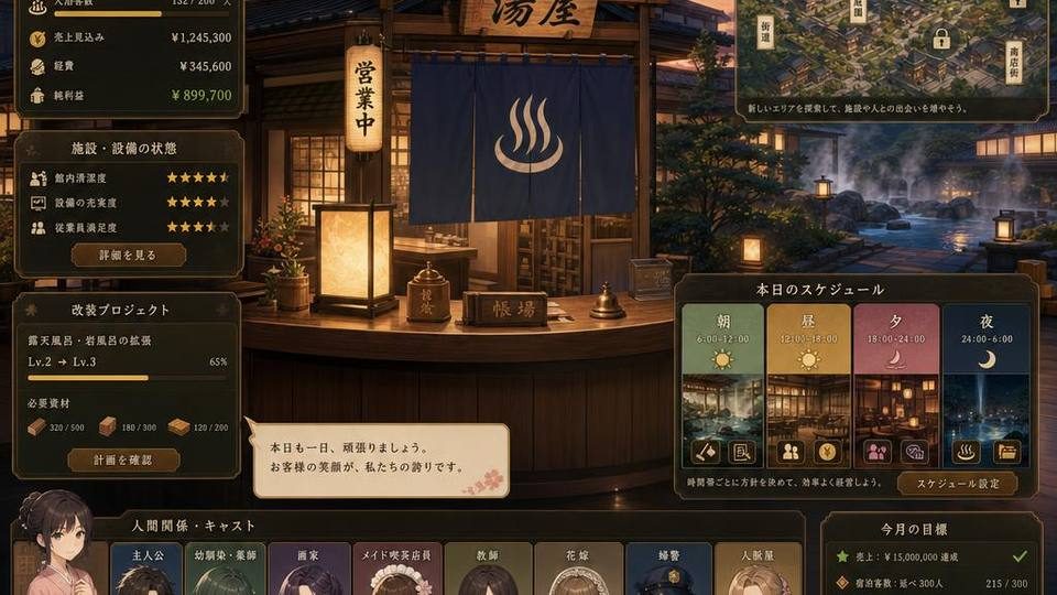 背德浴场 角色路线 预览图 5